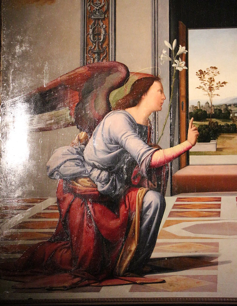 Annunciazione - Santa Maria Assunta, Duomo, Volterra, dettaglio 1